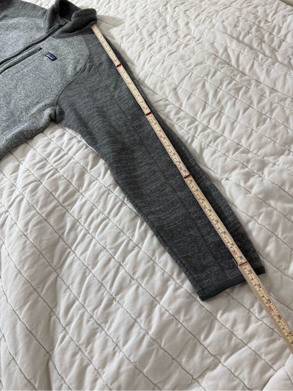 Patagonia Men's Two Toned Gray Better Sweater 1/4 Zip Pullover — Size XL - Picture 5 of 10